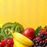 Frutas frescas selecionadas